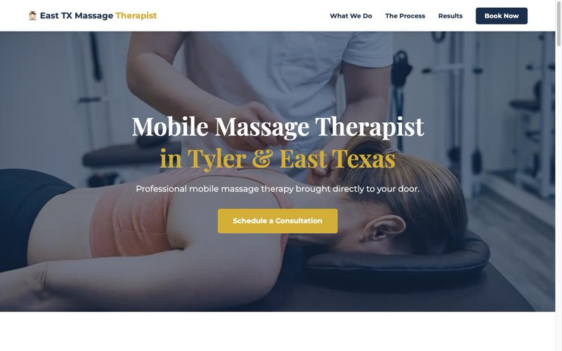 East TX Massage Therapist
